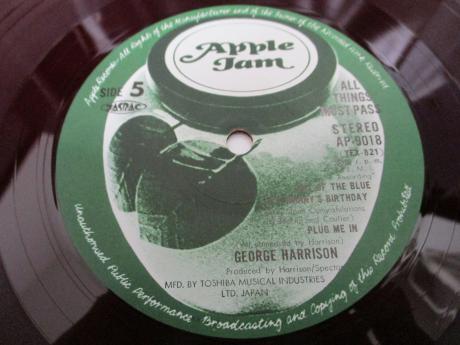 George Harrison All Things Must Pass Japan Orig. 3LP BOX RED WAX POSTER
