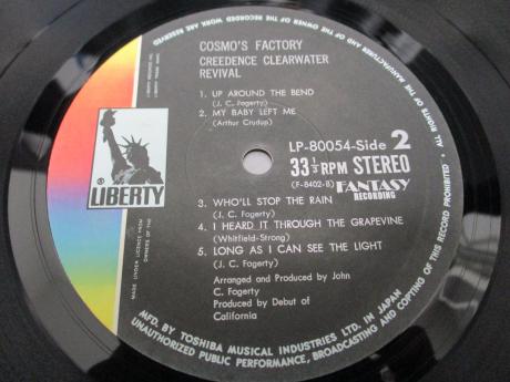 CCR Creedence Clearwater Revival Cosmo’s Factory Japan Early Press LP OBI G/F