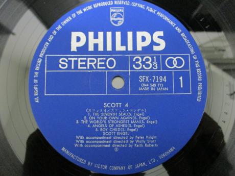 Backwood Records : Walker Brothers Scott Engel 4 Japan Orig