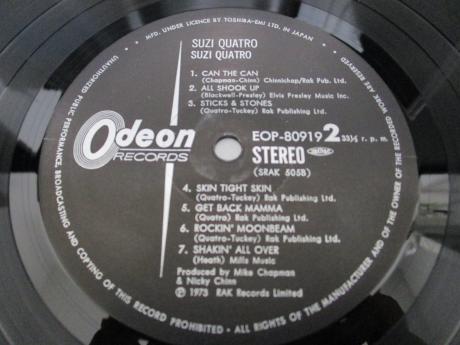 Suzi Quatro 1st S/T Same Title Japan Early Press LP OBI BOOKLET ODEON