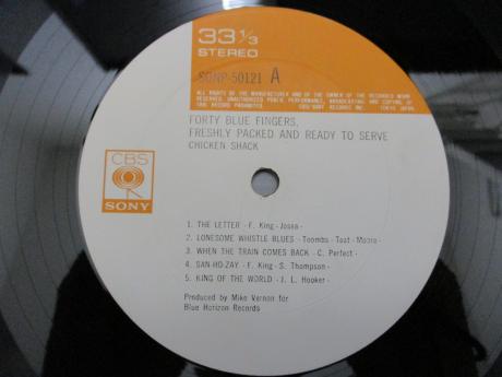 Chicken Shack Forty Blue Fingers Freshly Packed And Ready To Serve Japan Orig. LP