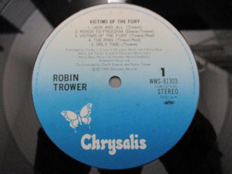 Robin Trower Victims of the Fury Japan Orig. LP OBI INSERT