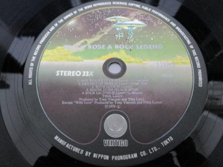 Thin Lizzy Black Rose A Rock Legend Japan 1700 COLLECTION ED LP OBI