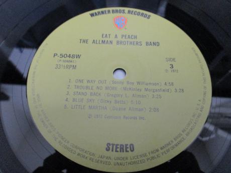 Allman Brothers Band Eat a Peach Japan Orig. 2LP OBI
