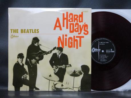 Beatles A Hard Day’s Night Japan Early Press LP DIF ODEON RED WAX