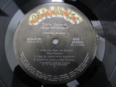 Jefferson Airplane Thirty Seconds Over Winterland Japan LP OBI