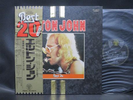 Elton John Best 20 Japan Only LTD LP OBI RARE POSTER
