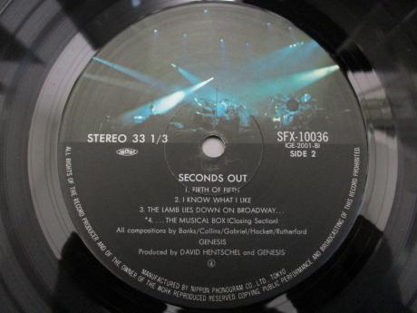 Genesis Seconds Out Japan Orig. 2LP OBI