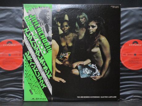 Jimi Hendrix Experience Electric Ladyland Japan Rare 2LP GREEN OBI