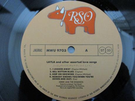 Derek & The Dominos - Layla & Other Assorted Love, RSO – MWU 9703/4 Japan Gatefold 2xLP & OBI Derek & The Dominos - Layla & Other Assorted Love, RSO – MWU 9703/4 Japan Gatefold 2xLP & OBI