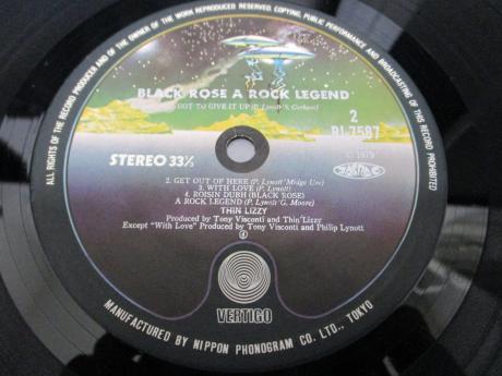 Thin Lizzy Black Rose Japan Orig. LP OBI