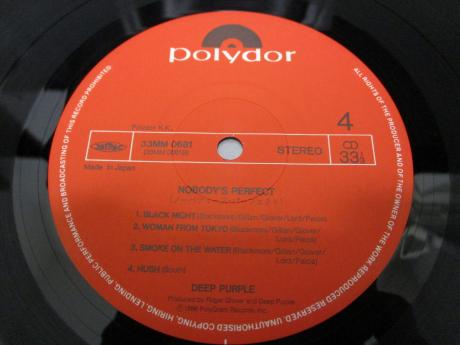 Deep Purple Nobody's Perfect Japan Orig. 2LP OBI