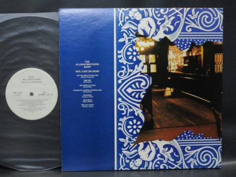 Allman Brothers Band Win Lose or Draw Japan PROMO LP OBI WHITE LABEL