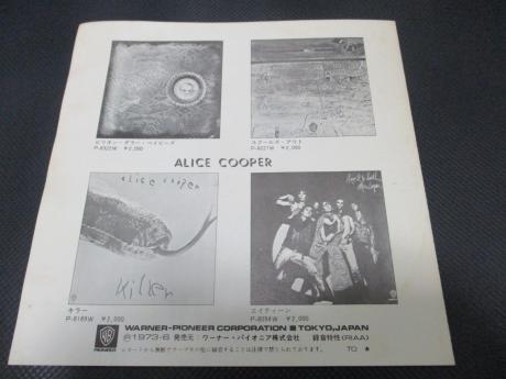 Alice Cooper No More Mr. Nice Guy Japan Orig. 7" RARE PS