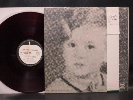 John Lennon & Plastic Ono Band S/T Japan Orig. LP OBI RED WAX