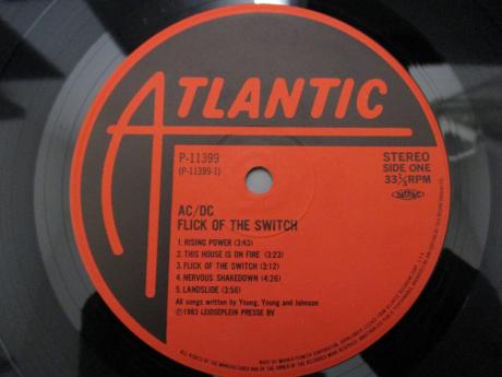 AC/DC Flick of the Switch Japan Orig. LP OBI