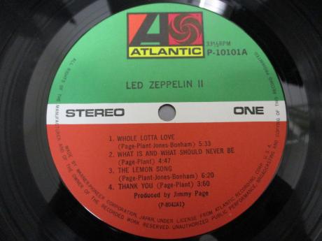 Led Zeppelin 2nd II Japan Rare LP OBI BIG POSTER