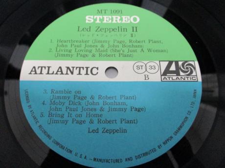 Led Zeppelin 2nd II Japan Orig. LP Nippon Grammophon
