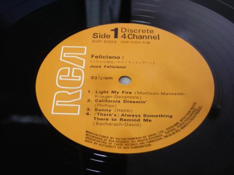 José Feliciano Feliciano ! Japan 4CH Audiophile LP G/F INSERT
