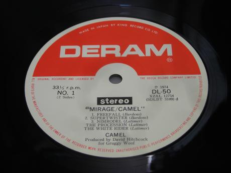 Camel Mirage Japan Orig. LP OBI INSERT