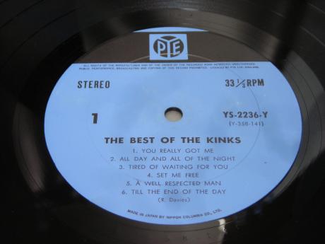 Kinks The Best Of Japan ONLY LP G/F PYE 1969