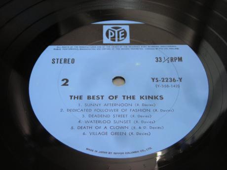 Kinks The Best Of Japan ONLY LP G/F PYE 1969