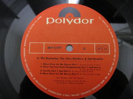 Isley Brothers And Jimi Hendrix In the Beginning Japan Orig. LP DIF
