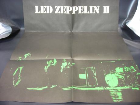 Led Zeppelin 2nd II Japan LP BROWN OBI POSTER