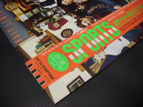 Huey Lewis & the News Sports Japan Orig. LP OBI INSERT