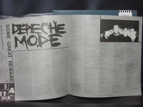 Depeche Mode Some Great Reward Japan Orig. PROMO LP OBI