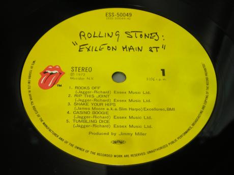 Rolling Stones Exile Main St Japan EMI 2LP OBI COMPLETE