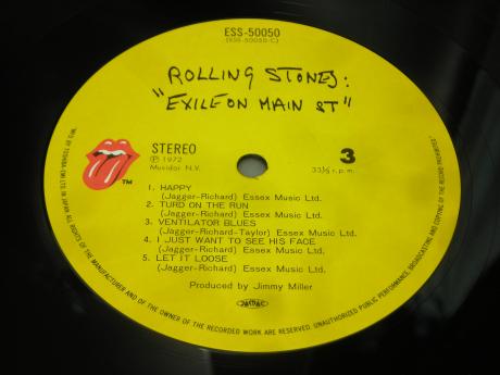 Rolling Stones Exile Main St Japan EMI 2LP OBI COMPLETE