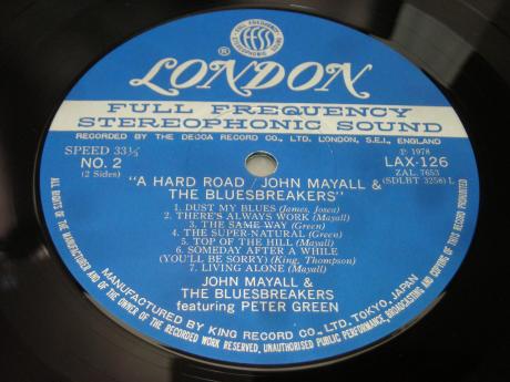 John Mayall & Bluesbreakers A Hard Road Japan LP OBI