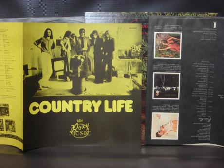 Roxy Music Country Life Japan Orig. LP INSERT