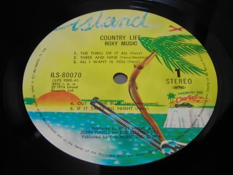 Roxy Music Country Life Japan Orig. LP INSERT