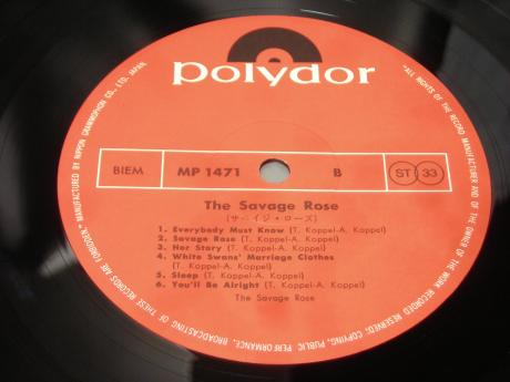 Savage Rose 2nd S/T Same Title Japan Orig. LP DIF STAGE COVER