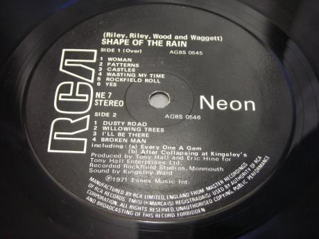 Shape of the Rain S/T Same Title UK Orig. LP G/F NEON 7