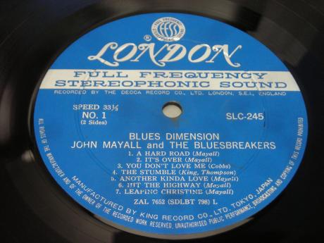 John Mayall & Bluesbreakers Blues Dimension Japan Orig. LP DIF