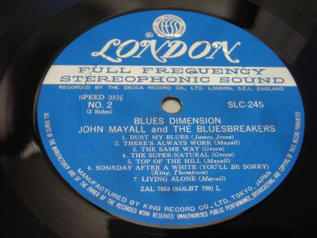 John Mayall & Bluesbreakers Blues Dimension Japan Orig. LP DIF
