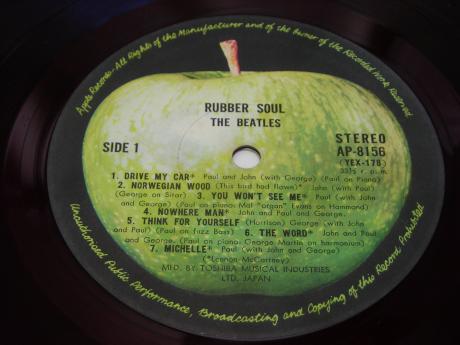 Beatles Rubber Soul Japan Apple 1st Press LP RED WAX