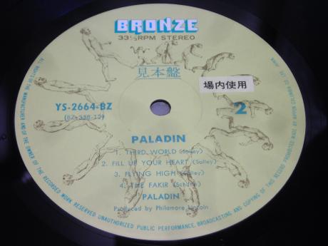 Paladin 1st S/T Same Title Japan Orig. PROMO LP INSERT