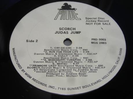 Judas Jump Scorch US Orig. PROMO LP WHITE LABEL