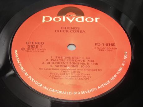 Chick Corea Friends US Orig. LP INNER SLEEVE