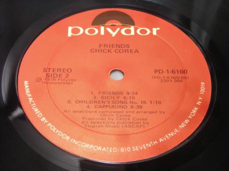 Chick Corea Friends US Orig. LP INNER SLEEVE