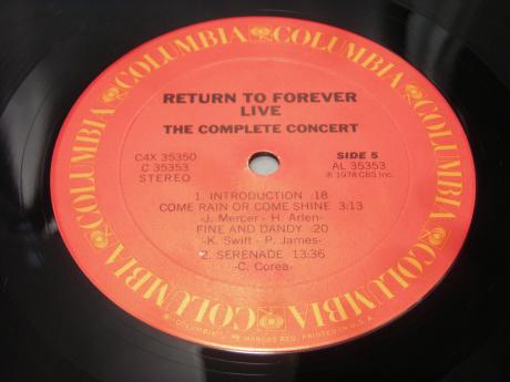 Chick Corea Return to Forever Live Complete Concert US Orig. 4LP