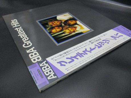 ABBA Greatest Hits Japan Polydor ED LP PURPLE & WHITE OBI