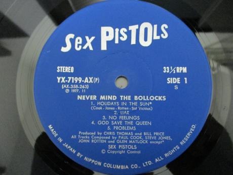 稀少!! 見本盤 JAP盤 THE SEX PISTOLS 11曲 Backwood Records : Sex Pistols Never Mind the Bollocks