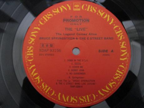 Bruce Springsteen Live Legend Comes Alive Japan PROMO ONLY 1st Press LP MISPRINT
