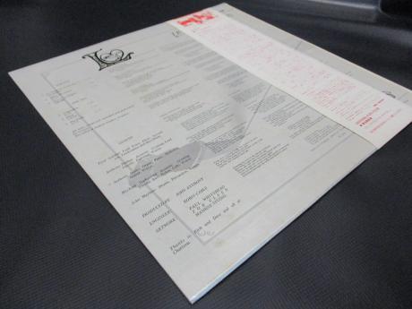 Genesis Trespass Japan Rare LP RED & WHITE OBI DIF