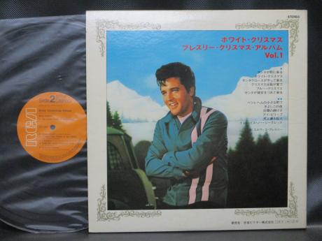 Elvis Presley Christmas Album Japan Rare LP WHITE OBI G/F DIF